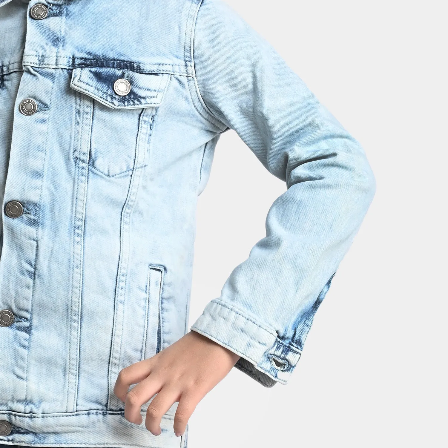 Boys Denim Jacket Eternal - Ice Blue