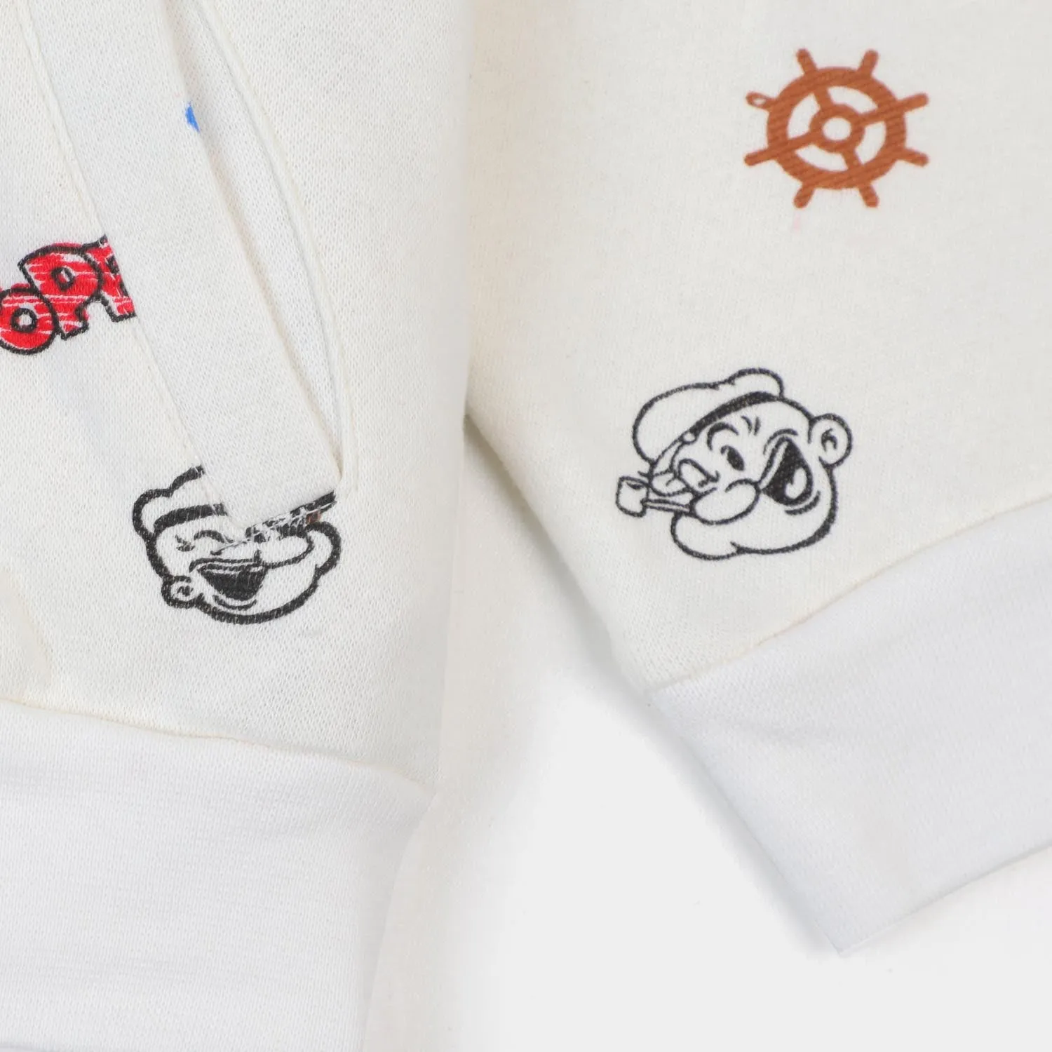 Boys Knitted Jacket Character - White