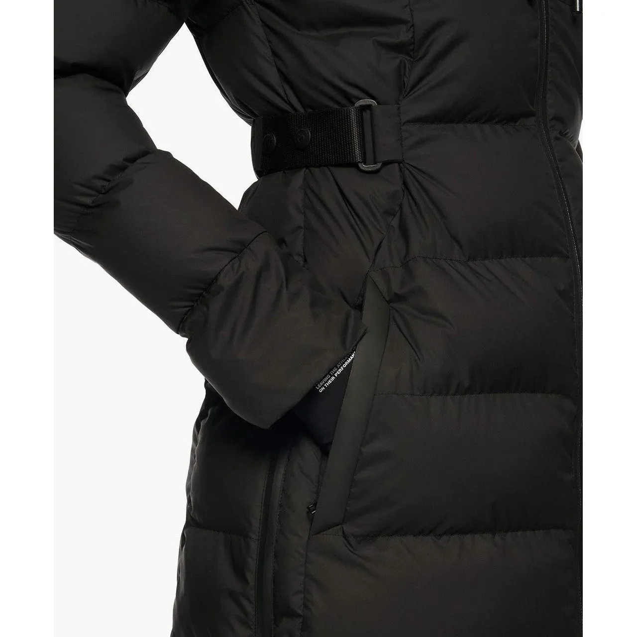 Cavalleria Toscana Belted Quilted Jacket With Hood