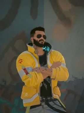 Cyberpunk 2077 Edgerunners Yellow Jacket