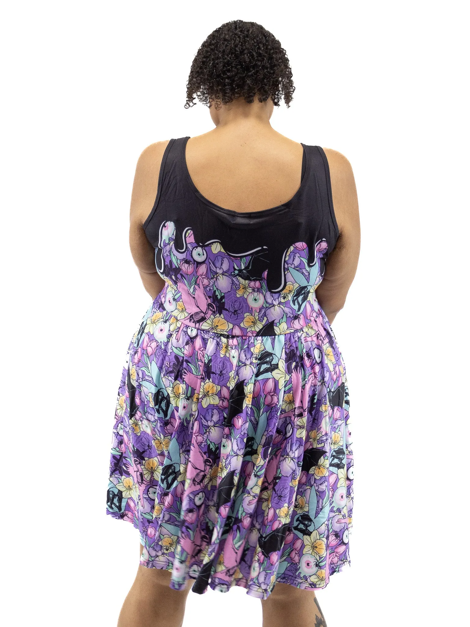 Doom & Bloom Skater Dress BLACK MAST