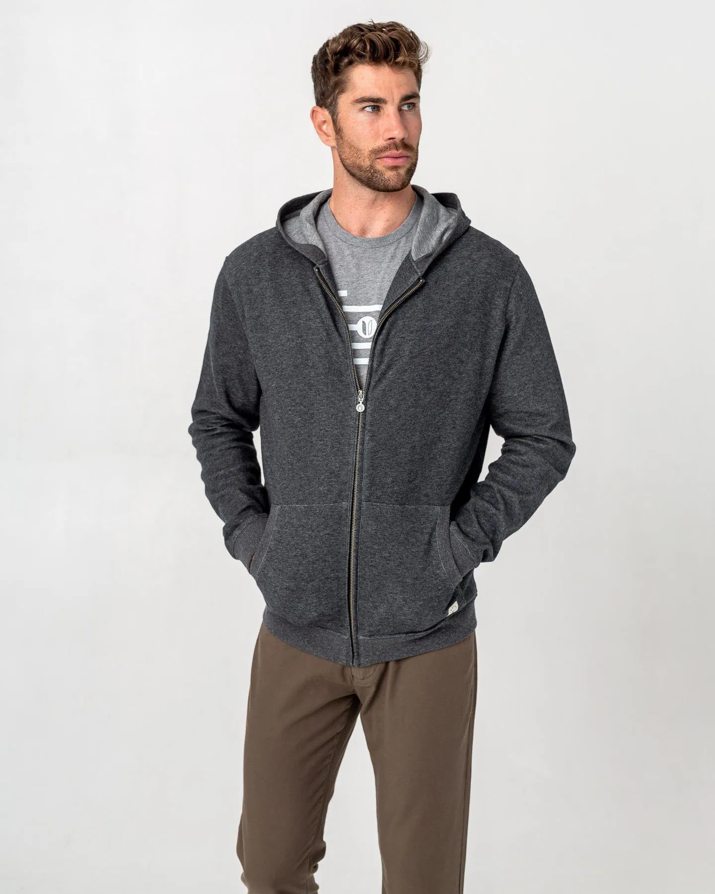 Double-Knit Full-Zip Hoodie