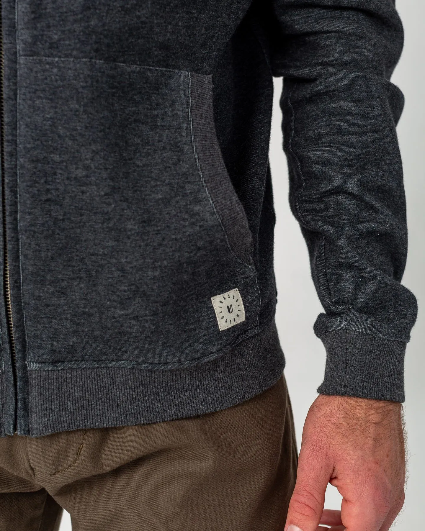 Double-Knit Full-Zip Hoodie