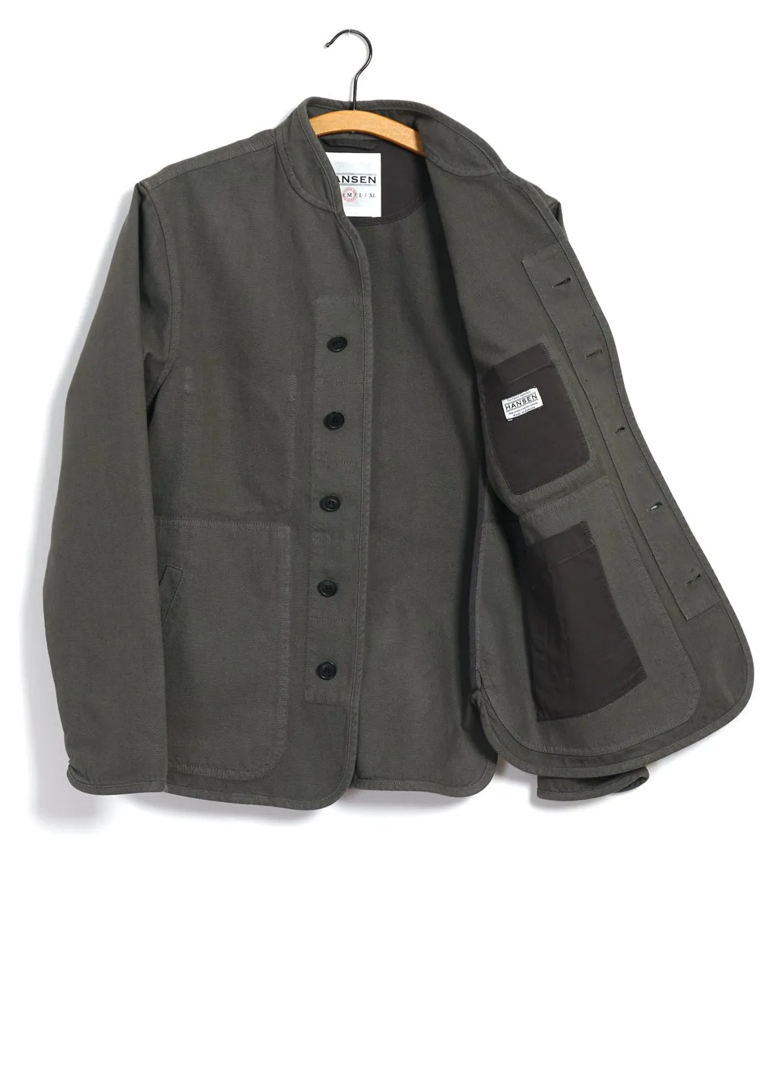 ERLING | Refined Work Jacket | Green Grey