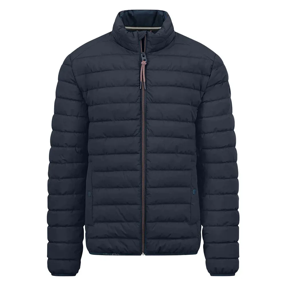 FYNCH HATTON Navy Padded Quilted Jacket 14142600 688