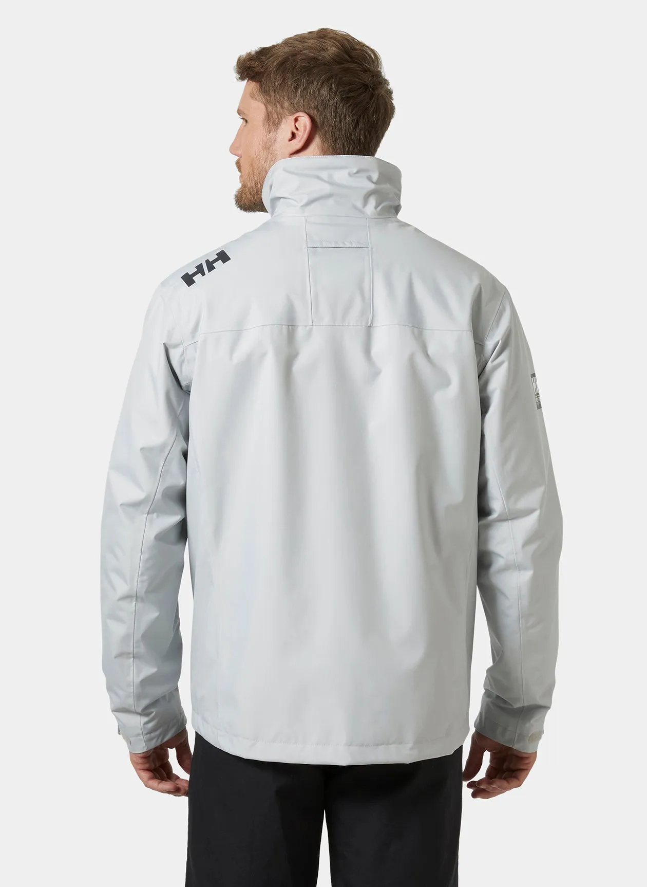 Helly Hansen Mens Crew Midlayer Custom Jackets 2.0, Grey Fog