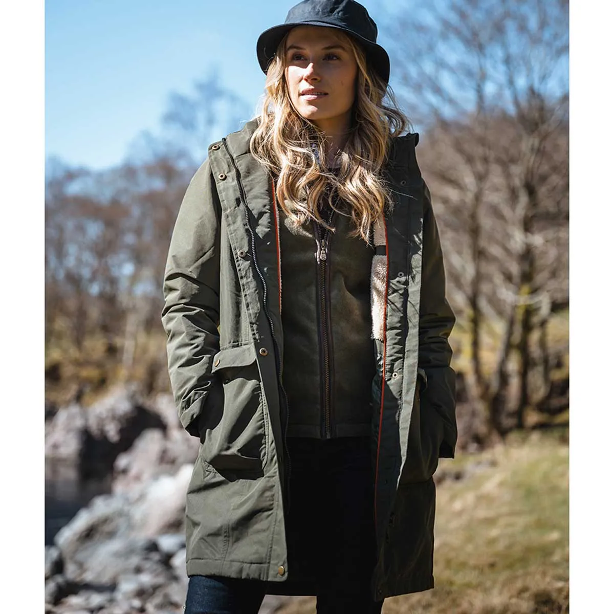 Hoggs of Fife Walker Women's Waterproof Long Coat