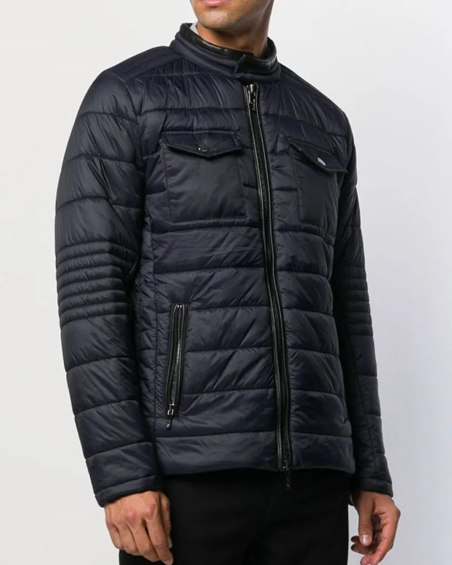 KARL LAGERFELD 505001592520 NAVY BOMBER JACKET