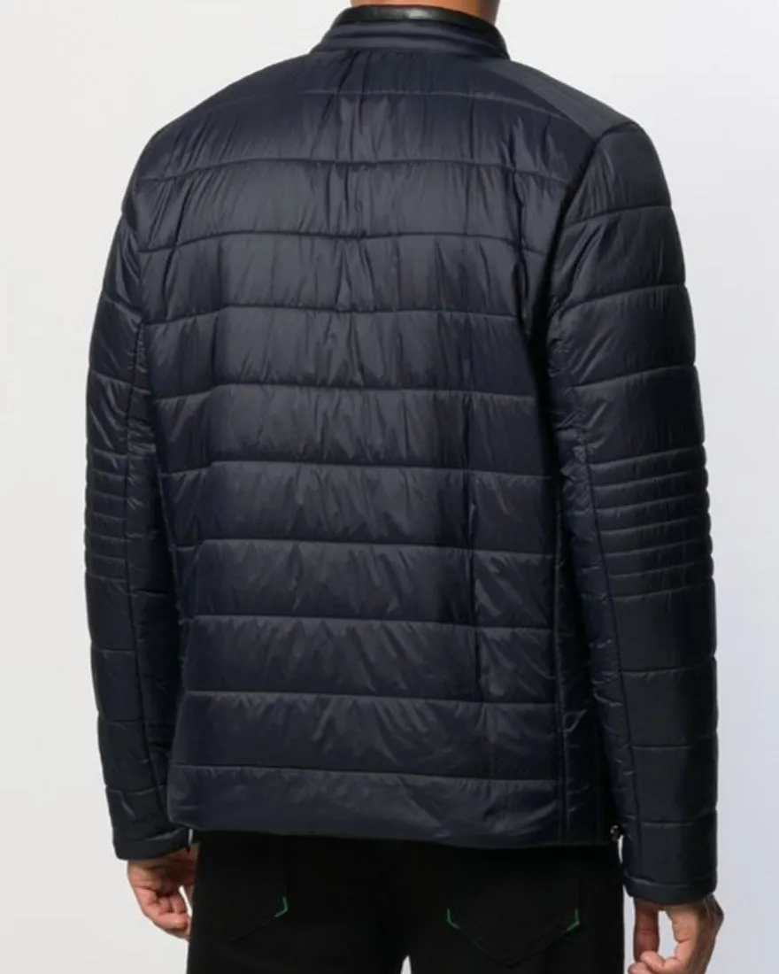 KARL LAGERFELD 505001592520 NAVY BOMBER JACKET