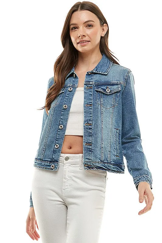 Ladies  Casual Denim Jacket