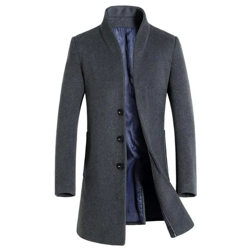 Luxury Wool Slim Fit Winter Coat - 4 Colors