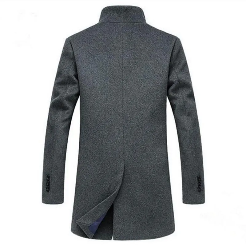 Luxury Wool Slim Fit Winter Coat - 4 Colors