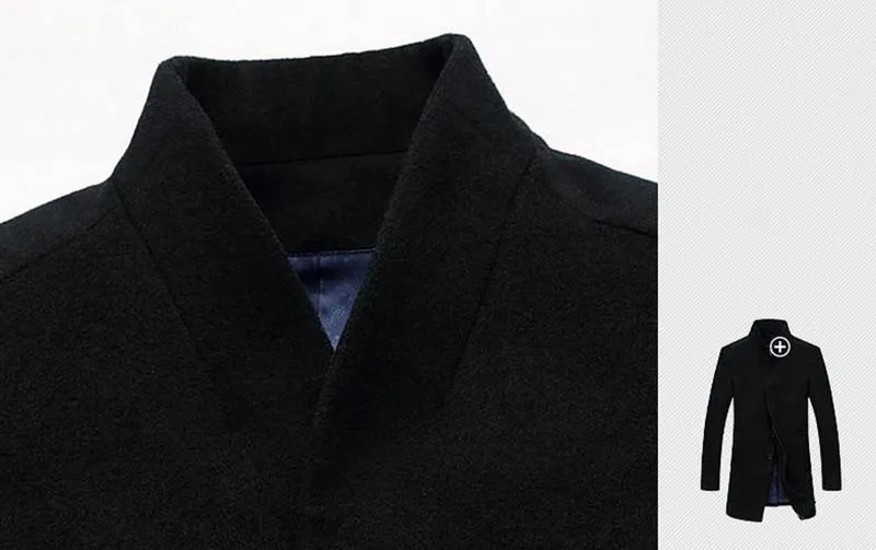 Luxury Wool Slim Fit Winter Coat - 4 Colors