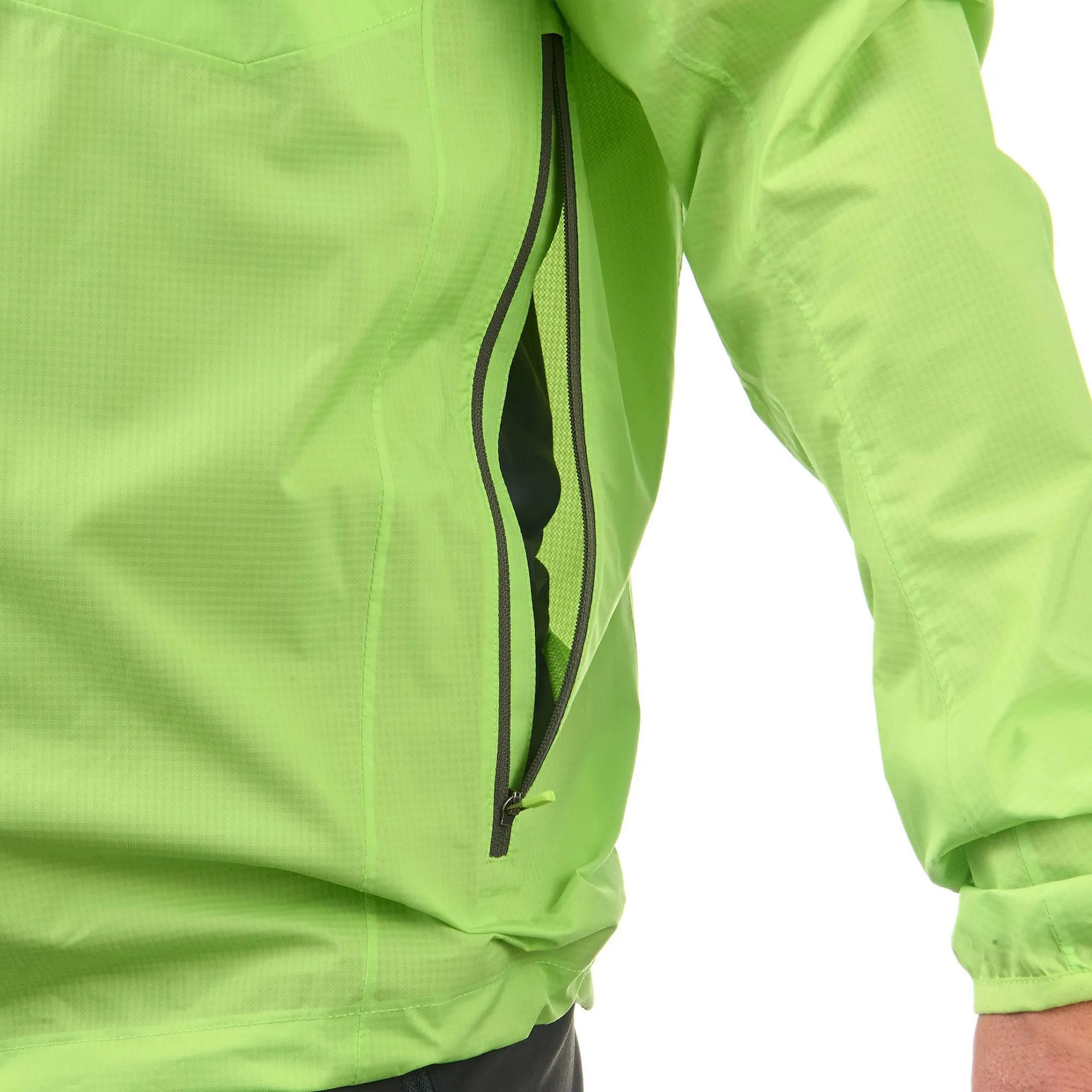 Men's Hiking Waterproof Rain Jacket Helium Rain 500