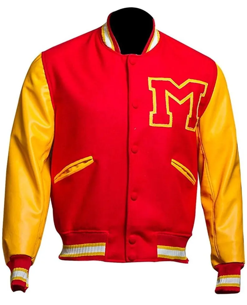 Michael Jackson Thriller M Logo Varsity Jacket