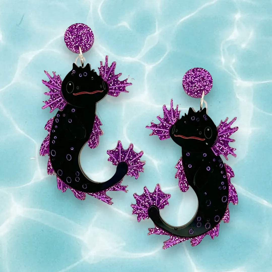 Muffin Axolotl - earrings - Set of 2