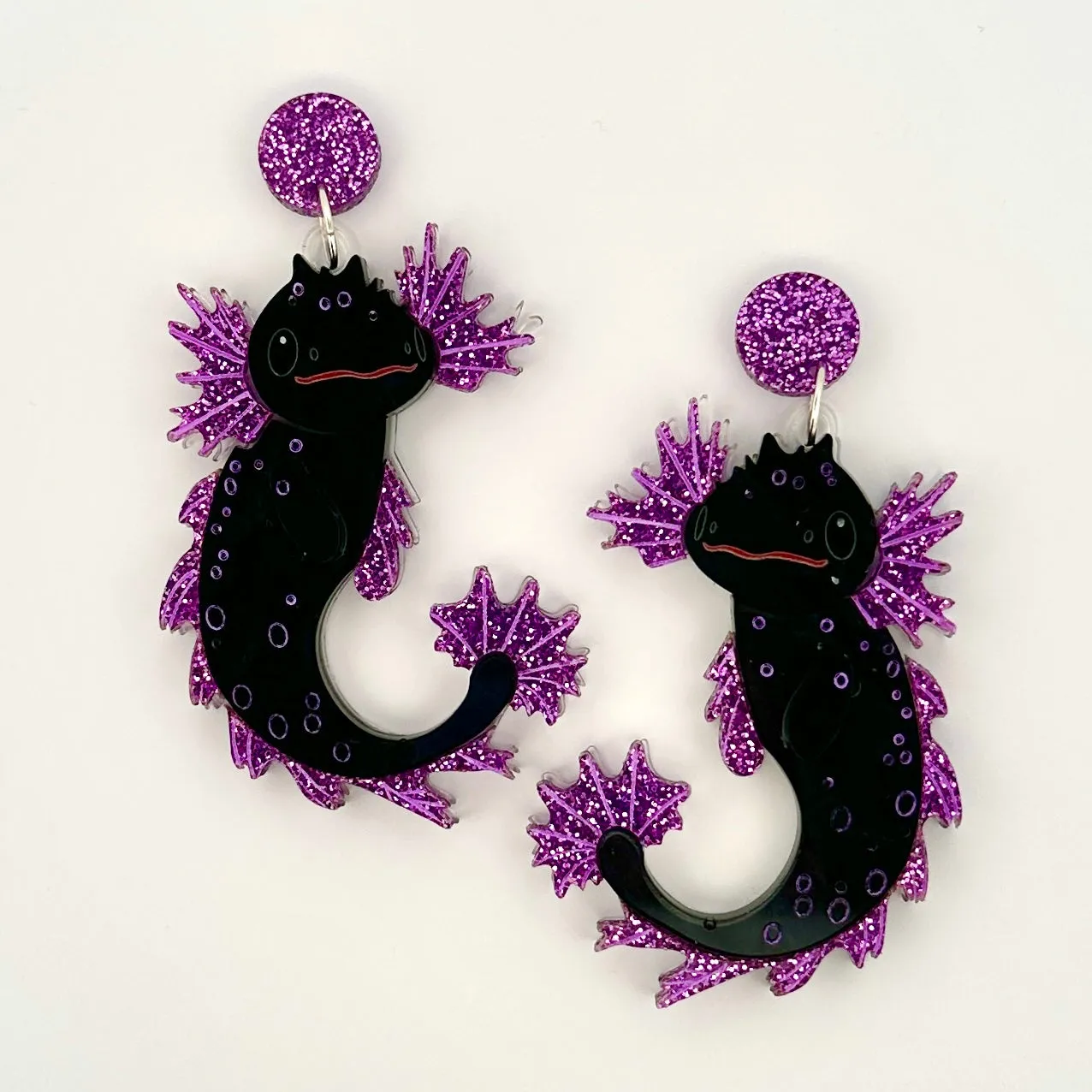 Muffin Axolotl - earrings - Set of 2