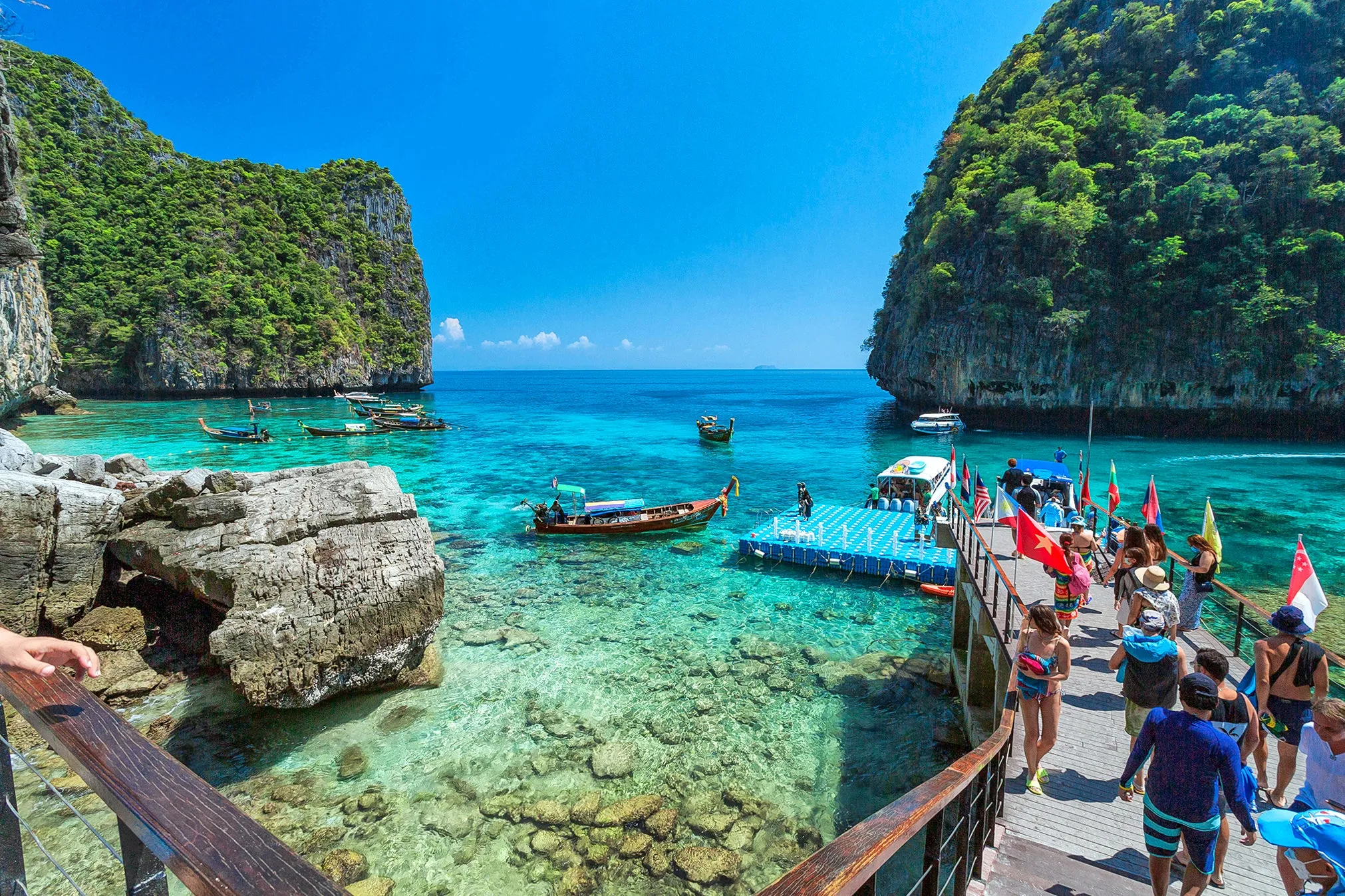 Phuket Thailand Premium Catamaran ISLAND Tour - PHIPHI & KHAI, Phiphi&Bamboo