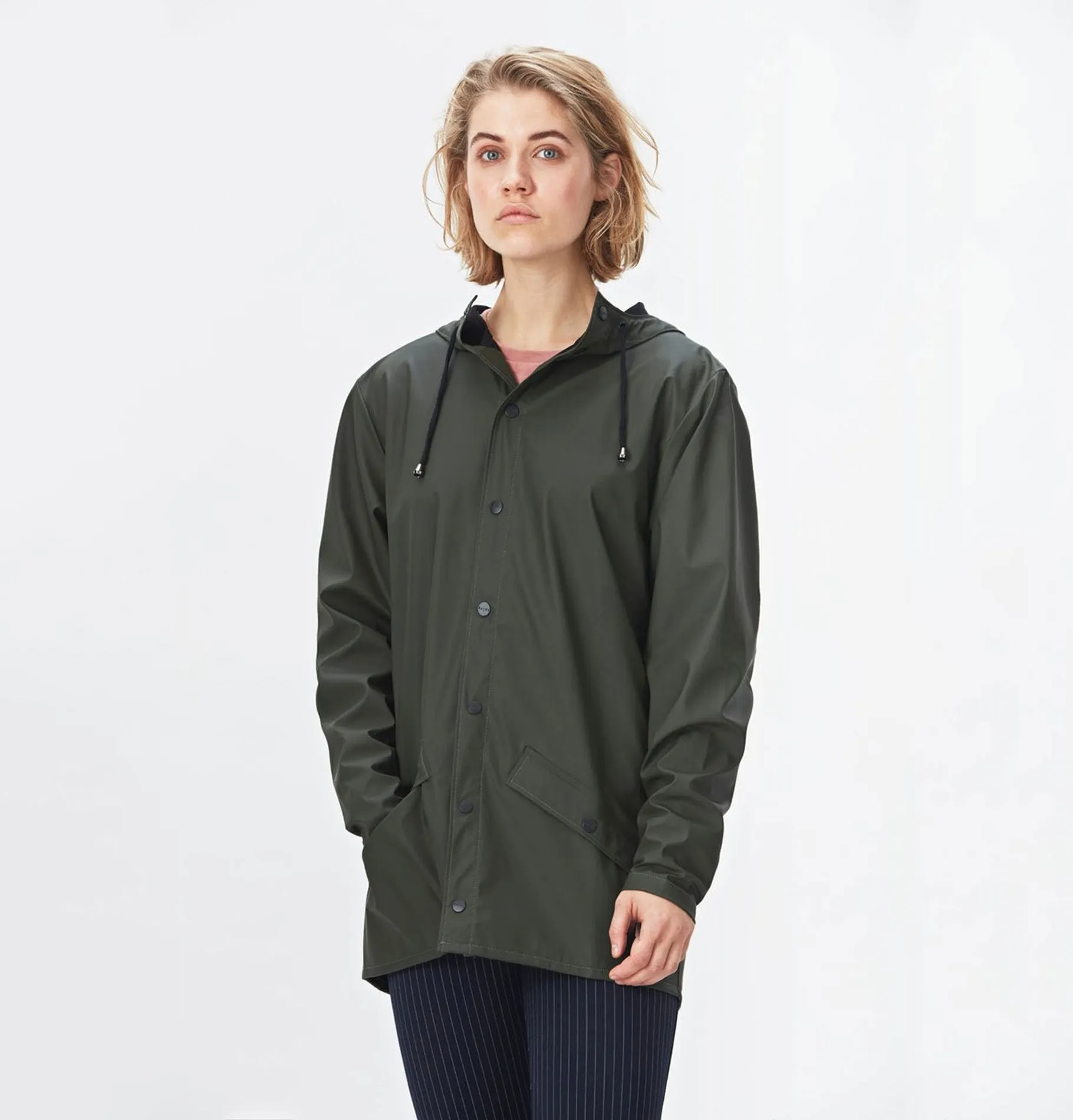 RAINS Classic Jacket - Green – Unisex