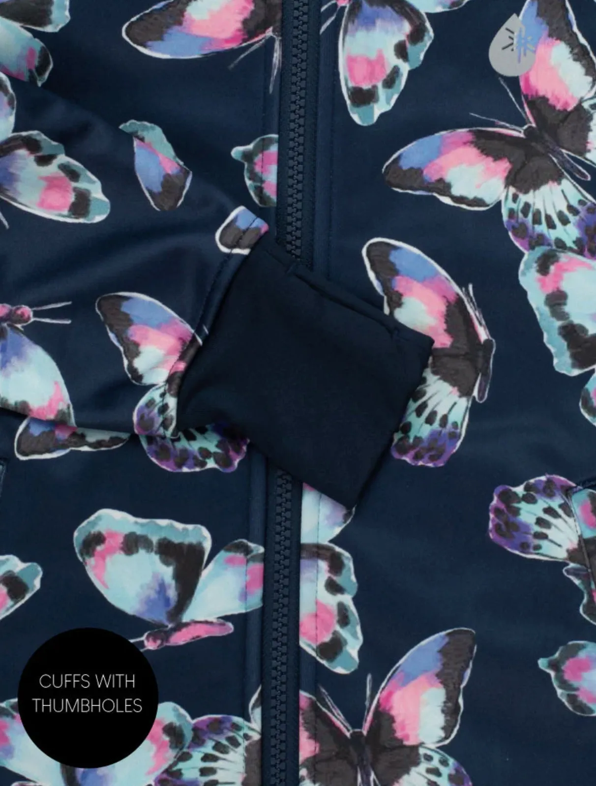 The All-Weather Fleece Hoodie - Butterfly - KIDS