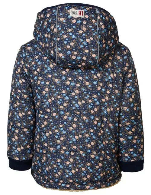 The Annamaria REVERSIBLE Puffer/Sherpa Jacket - Floral - KIDS