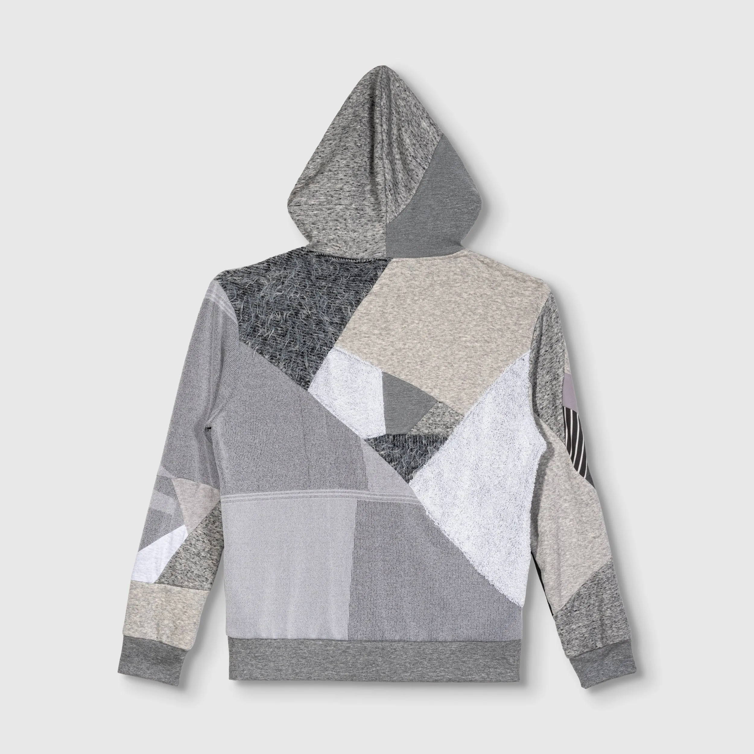 the gray hoodie