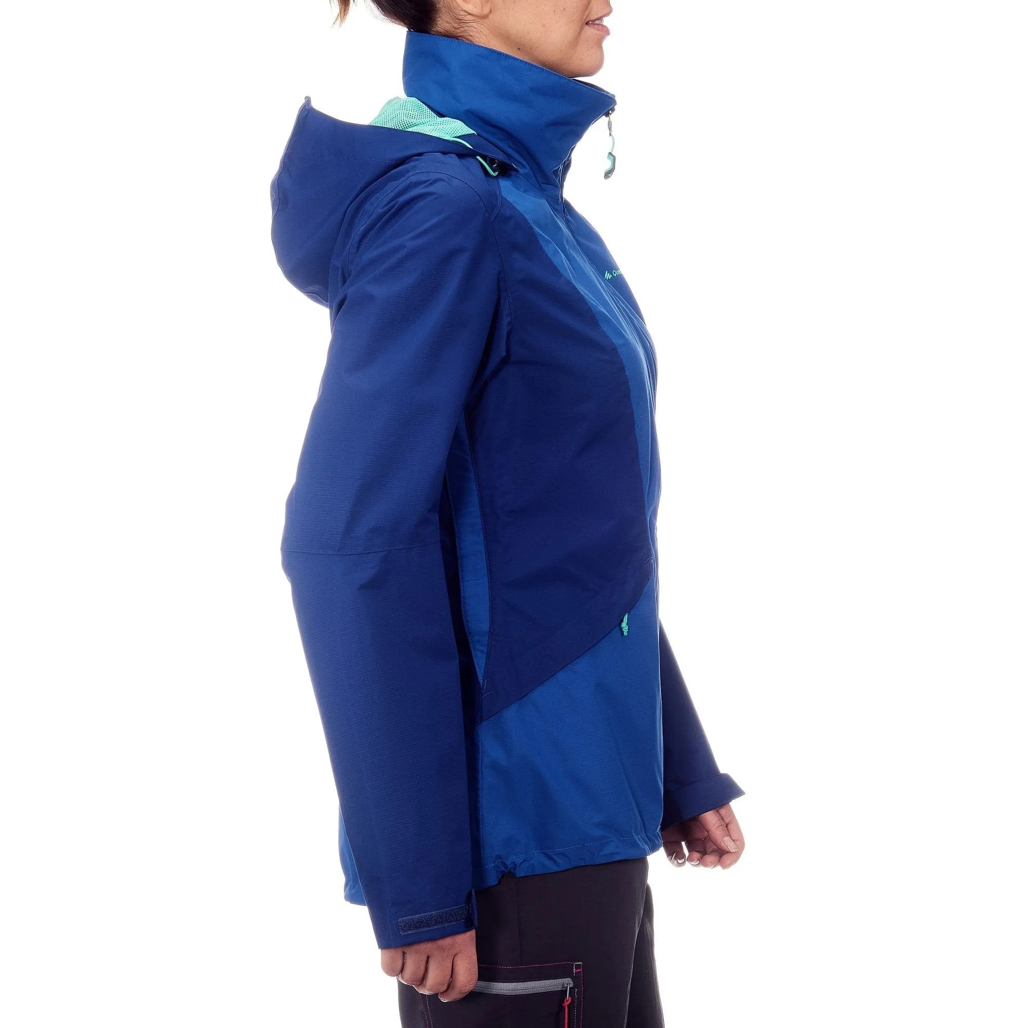 Women's Hiking Rain Jacket Forclaz 100