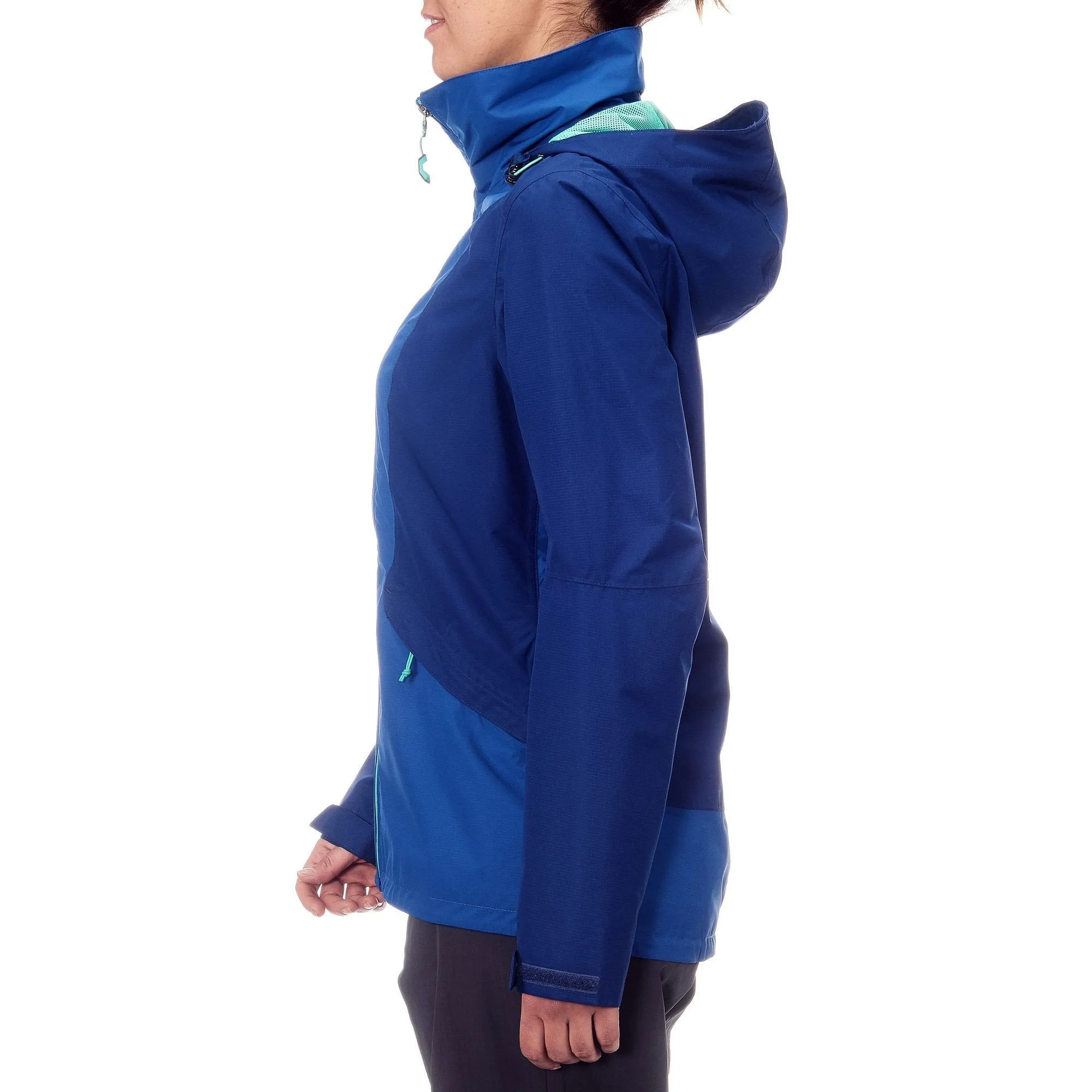 Women's Hiking Rain Jacket Forclaz 100