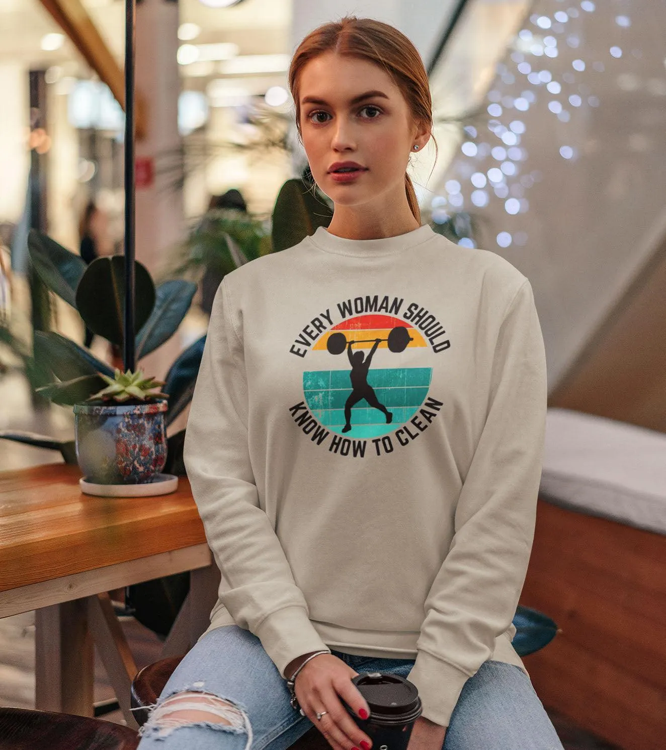 Women's  Loose fit Sweatshirt (Clean)